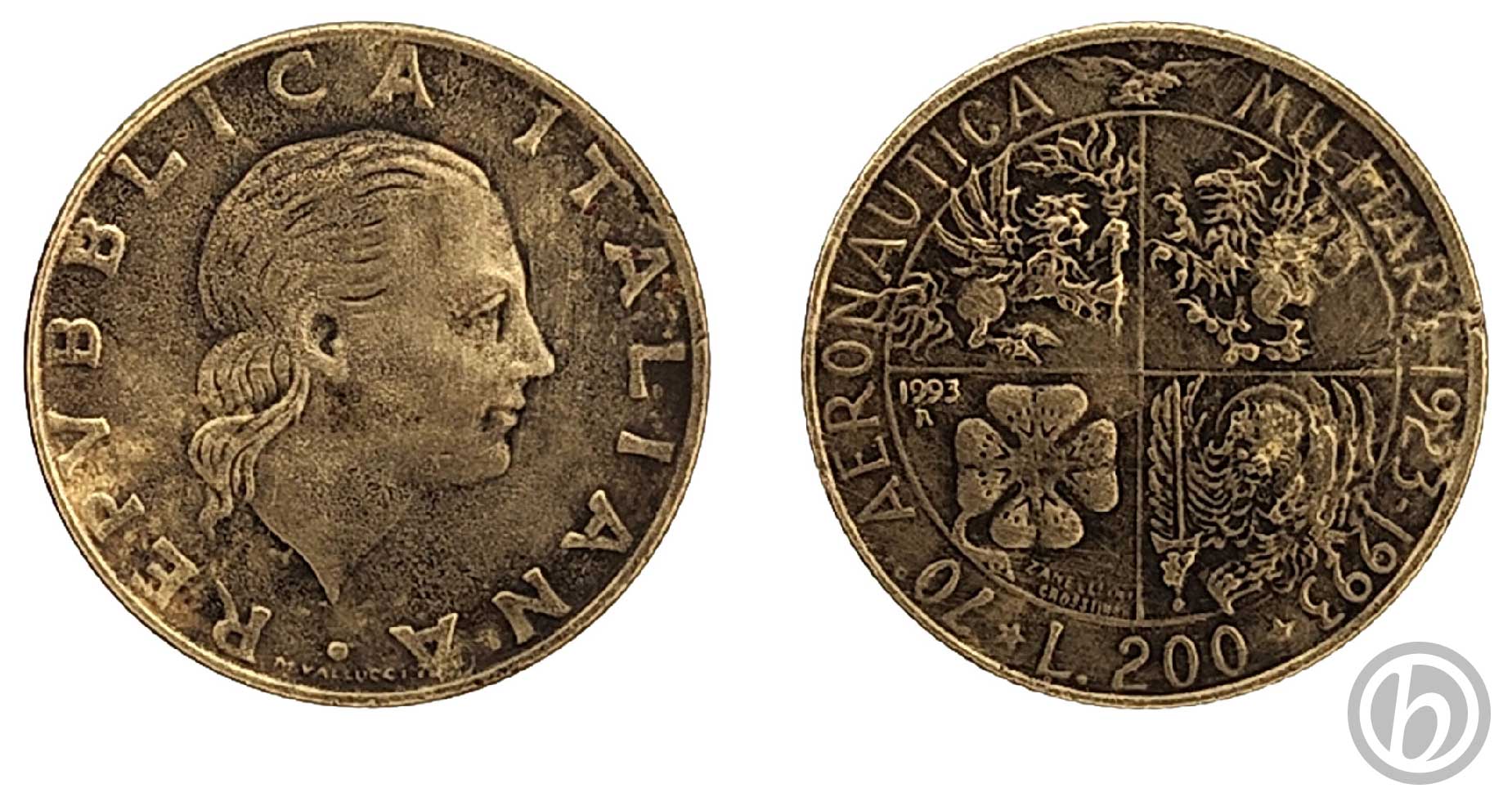 mn.200LAM.01.2601 – 200 Lire – Repubblica Italiana, Aeronautica Militare